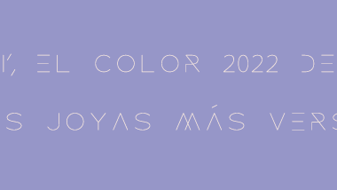 ‘Very Peri’, el color 2022 de Pantone, tiñe las joyas más versátiles
