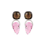 SIBELA-STUDIO-JOYAS-COLECCIÓN-WONDER-SIBELA-PENDIENTES-PLATA-PRIMERA-LEY-925-MILESIMAS-JOYAS-COMPLEMENTOS-BLANCO-PIEDRAS-MARRON-ROSA-GRANDES-JOYAS
