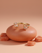 Anillo Kohë en tono naranja, pieza destacada de la colección Wild Akoko.