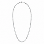 Collar RITA estilo rivière de Sibela Studio con piedras blancas en talla brillante y diseño ajustable.