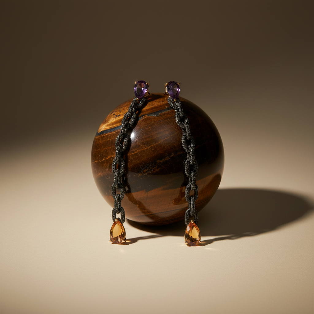 Pendientes Fuso con esfera — 1:1
