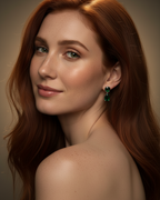Pendientes MUSE verdes ideales para invitadas de boda, eventos y celebraciones especiales.