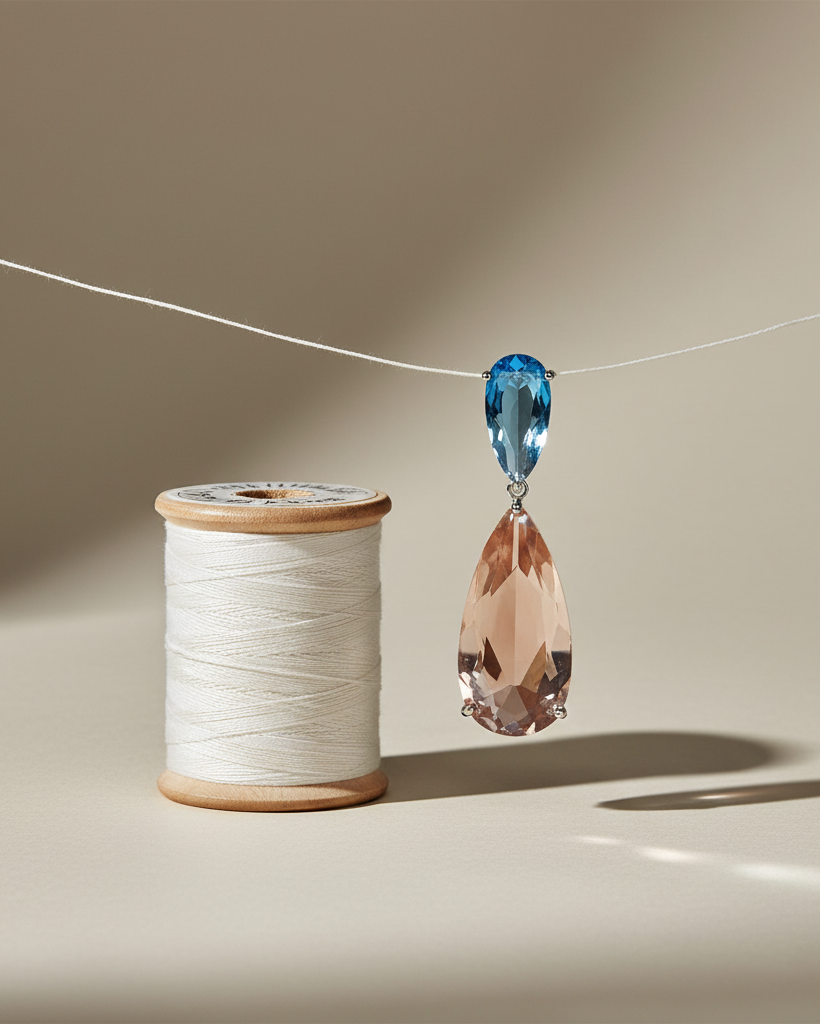 Pendientes sofisticados para mujer con piedras luminosas y diseño espectacular.