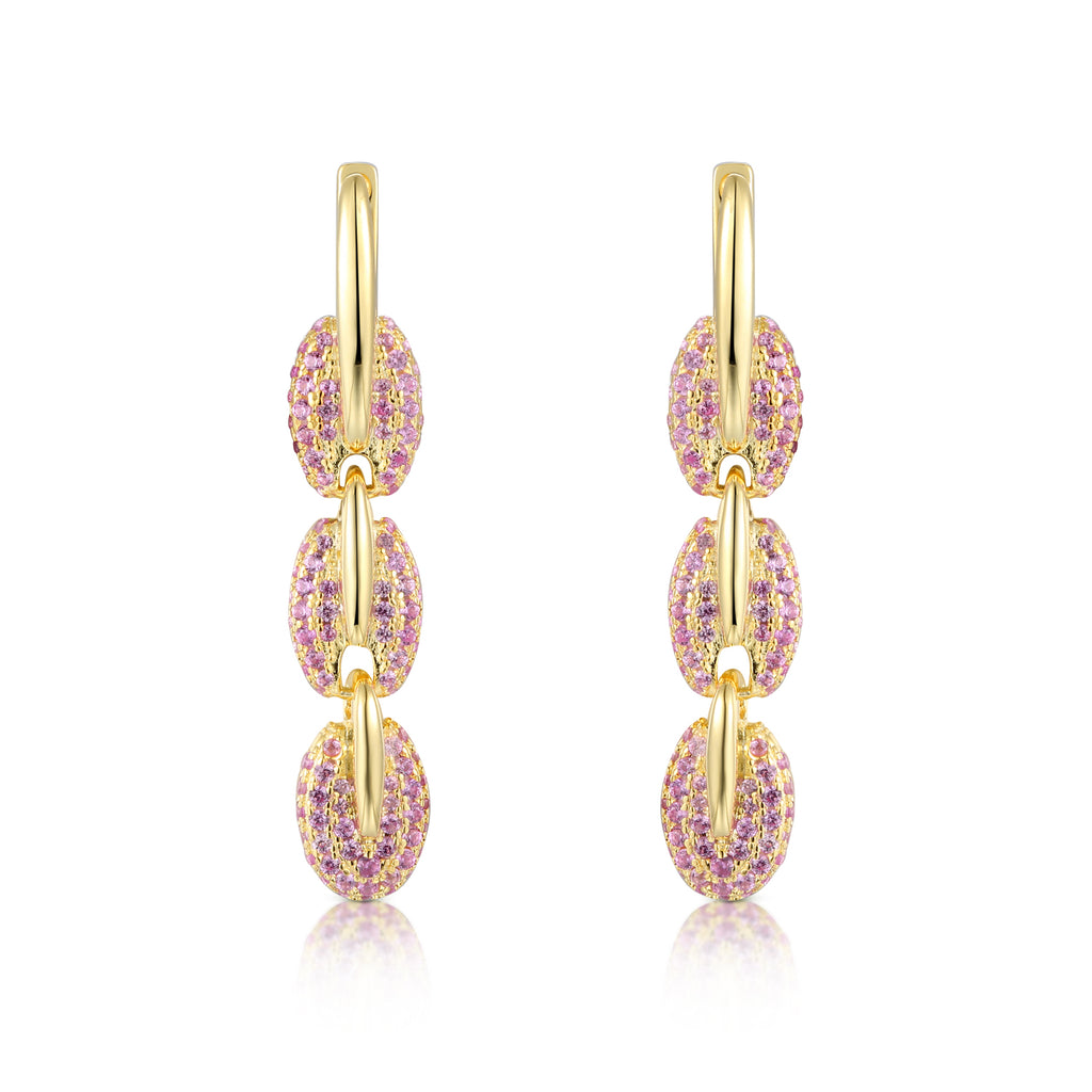 PENDIENTES CORALINA ROSA - Sibela Studio