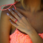 ANILLO CAREY ROSA - Sibela Studio